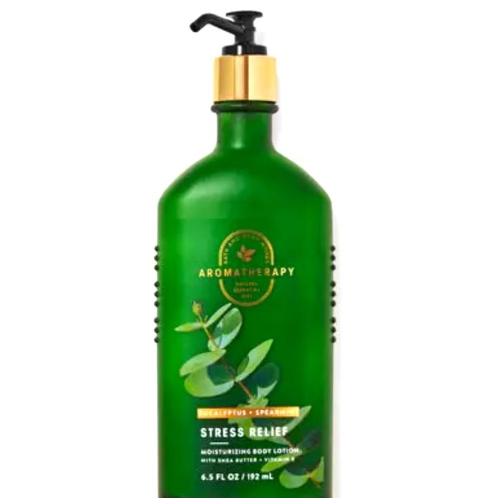 Bath & Body Works Aromatherapy Eucalyptus +‎ Spearmint Stress Relief Body Lotion